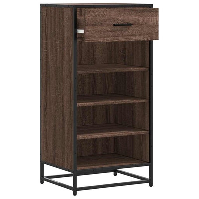 Kenkäteline ruskea tammi 48x38x97,5 cm tekninen puu