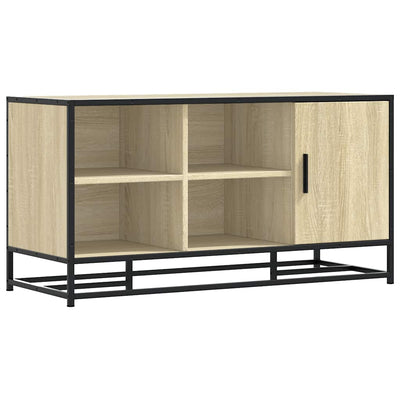 Kenkäpenkki sonoma tammi 100x40x53,5 cm suunniteltu puu metalli