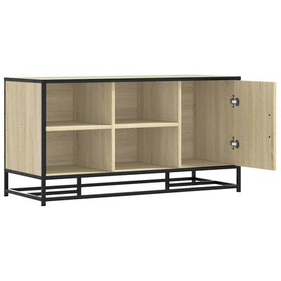 Sonoma tammi kenkäpenkki Butca 100x40x53,5cm (suunniteltu puu metalli)