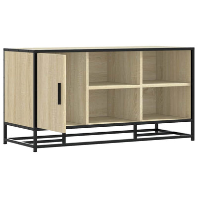 Kenkäpenkki sonoma tammi 100x40x53,5 cm suunniteltu puu metalli