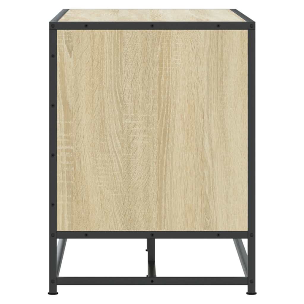 Sonoma tammi kenkäpenkki Butca 100x40x53,5cm (suunniteltu puu metalli)