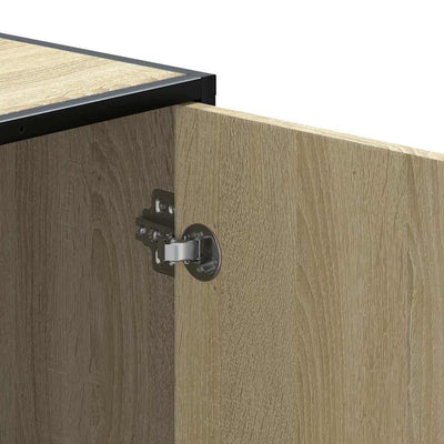 Sonoma tammi kenkäpenkki Butca 100x40x53,5cm (suunniteltu puu metalli)