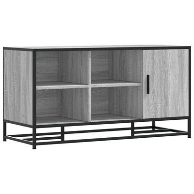 Kenkäpenkki harmaa Sonoma 100x40x53,5cm tekninen puu ja metalli