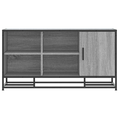 Kenkäpenkki harmaa Sonoma 100x40x53,5cm tekninen puu ja metalli