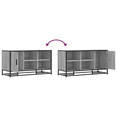 Harmaa kenkäpenkki Butca 100x40x53,5cm (puinen ja metalli)