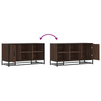 Ruskea kenkäpenkki Butca 100x40x53,5cm (puinen ja metalli)