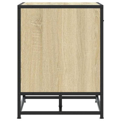 Kenkäpenkki sonoma tammi 60x40x53,5 cm suunniteltu puu metalli