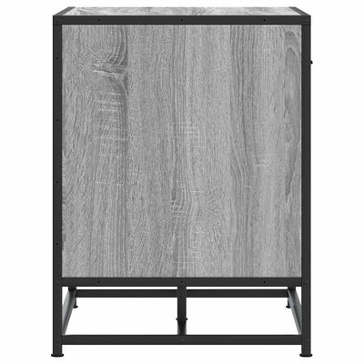 Kenkäpenkki harmaa Sonoma 60x40x53,5 cm tekninen puu ja metalli