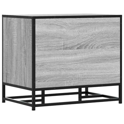 Harmaa kenkäpenkki Nejwedin 60x40x53,5cm (puinen ja metalli)