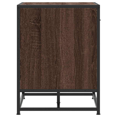 Ruskea kenkäpenkki Nejwedin 60x40x53,5cm (puinen ja metalli)