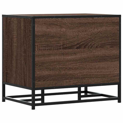 Ruskea kenkäpenkki Nejwedin 60x40x53,5cm (puinen ja metalli)