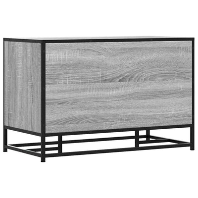 Kenkäpenkki harmaa Sonoma 80x40x53,5 cm tekninen puu ja metalli