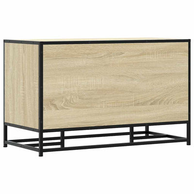 Kenkäpenkki sonoma tammi 84x40x53,5 cm suunniteltu puu metalli