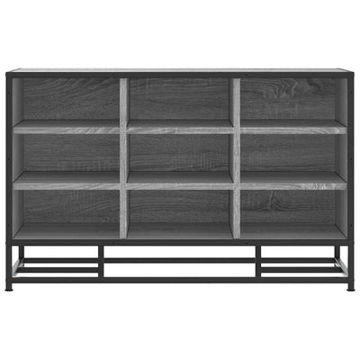 Kenkäpenkki sonoma tammi 84x40x53,5 cm suunniteltu puu metalli