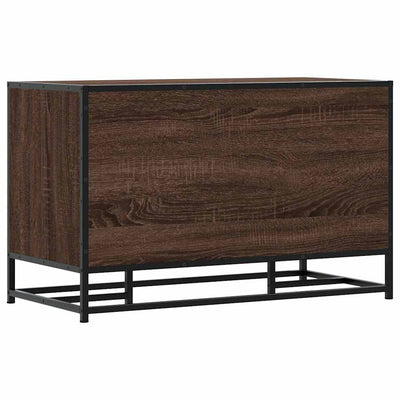 Kenkäpenkki ruskea tammi 84x40x53,5 cm tekninen puu ja metalli