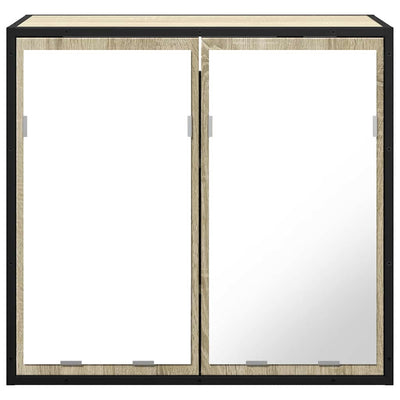 Sonoma-tammi kylpyhuoneen peilikaappi Rasura 65x20x60cm (puinen)