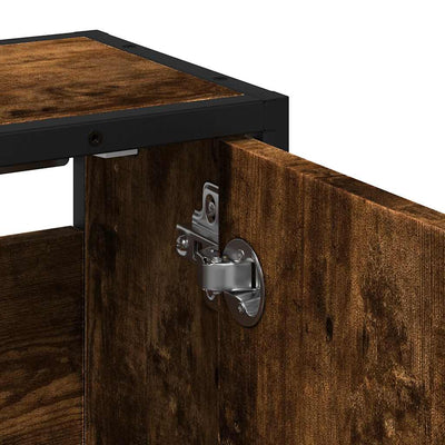 Savustettu tammi kylpyhuoneen peilikaappi Szentannay (puinen)