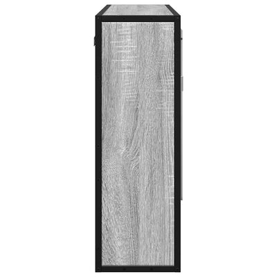 Kylpyhuoneen peilikaappi harmaa Sonoma 65x20x60 cm tekninen puu
