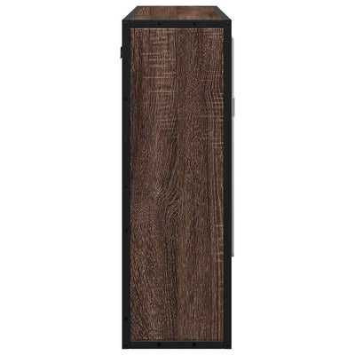 Kylpyhuoneen peilikaappi ruskea tammi 65x20x60 cm tekninen puu