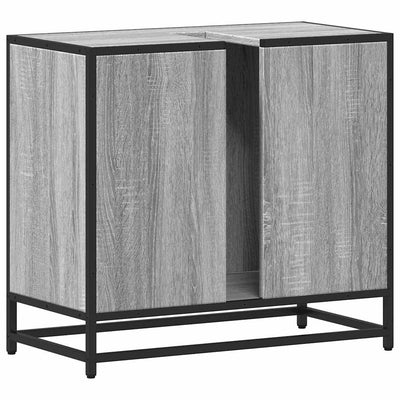 Harmaa kylpyhuoneen pesuallaskaappi Dao (sonoma engineered wood)