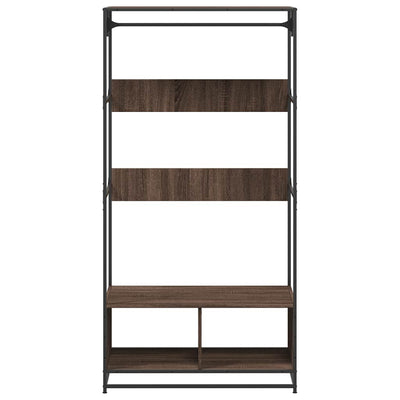 Ruskea vaatekaappi Gianino 90x50x180cm (puinen)