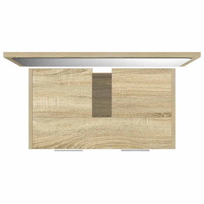 Kylpyhuonekalustesarja Sinigalia (2-osainen, sonoma-tammi, puinen)