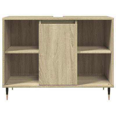Kylpyhuoneen kaappi Sonoma-tammi 80x33x60 cm tekninen puu