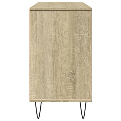 Kylpyhuoneen kaappi Sonoma-tammi 80x33x60 cm tekninen puu