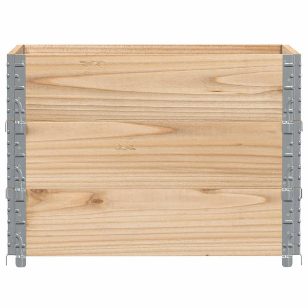Kuormalavan reunukset 3 kpl 80x60 cm täysi mänty