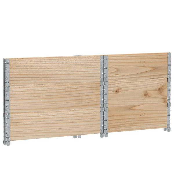 Kuormalavan reunukset 3 kpl 80x60 cm täysi mänty