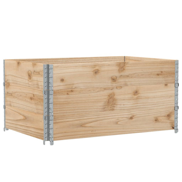 Kuormalavan reunukset 3 kpl 120x80 cm täysi mänty