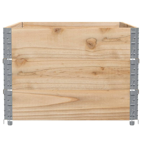 Kuormalavan reunukset 3 kpl 120x80 cm täysi mänty