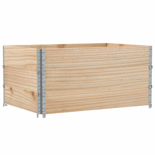 Kuormalavan reunukset 3 kpl 120x80 cm täysi mänty