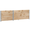 Kuormalavan reunukset 3 kpl 120x80 cm täysi mänty