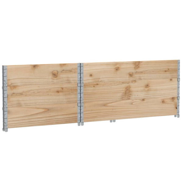 Kuormalavan reunukset 3 kpl 120x80 cm täysi mänty