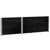 Kuormalavan reunukset 3 kpl musta 120x80 cm täysi mänty