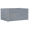 Kuormalavan reunukset 3 kpl harmaa 120x80 cm täysi mänty