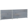 Kuormalavan reunukset 3 kpl harmaa 120x80 cm täysi mänty