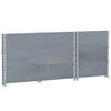 Kuormalavan reunukset 3 kpl harmaa 100x50 cm täysi mänty