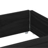 Kuormalavan reunukset 3 kpl musta 150x50 cm täysi mänty