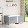 Kuormalavan reunukset 3 kpl harmaa 150x100 cm täysi mänty