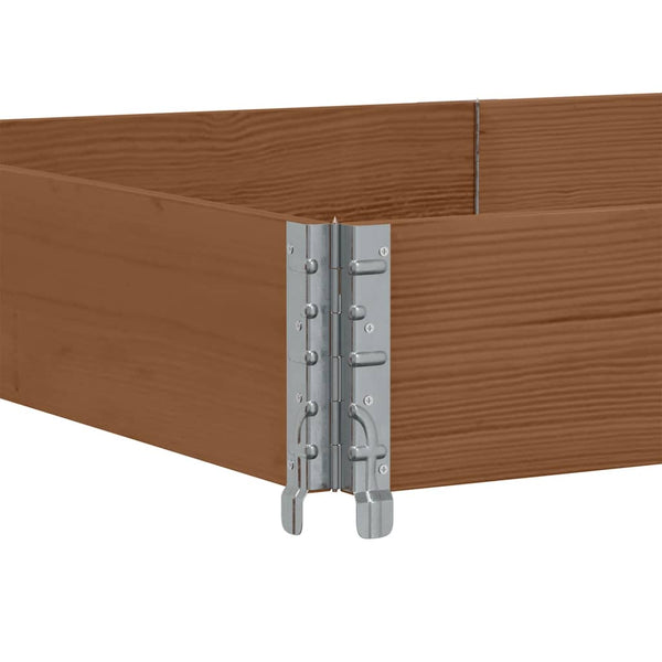 Kuormalavan reunukset 3 kpl ruskea 150x100 cm täysi mänty