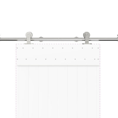 Hopea liukuoven asennustarvikkeet Marianita 200cm (ruostumaton teräs)