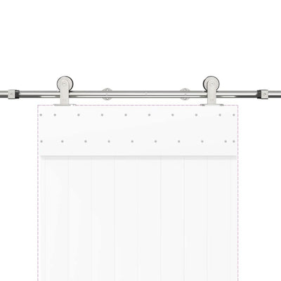 Hopea liukuoven asennustarvikkeet Eventa 183cm (ruostumaton teräs)