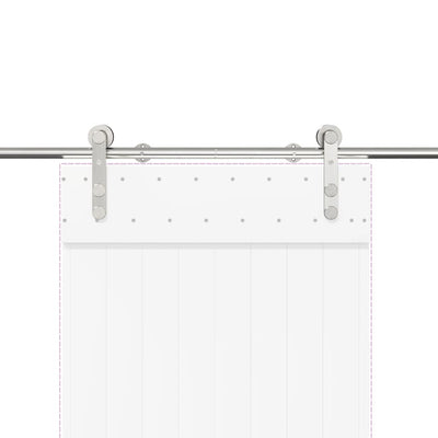 Hopea liukuoven asennustarvikkeet Ortenta 183cm (ruostumaton teräs)