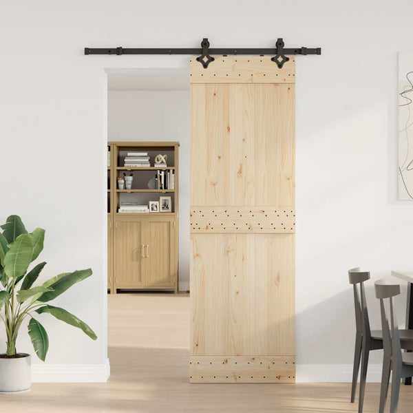 Musta liukuoven asennussarja teräs Pahonia 152,5cm