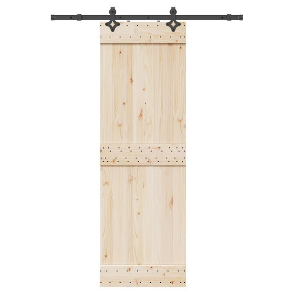 Musta liukuoven asennussarja teräs Pahonia 152,5cm