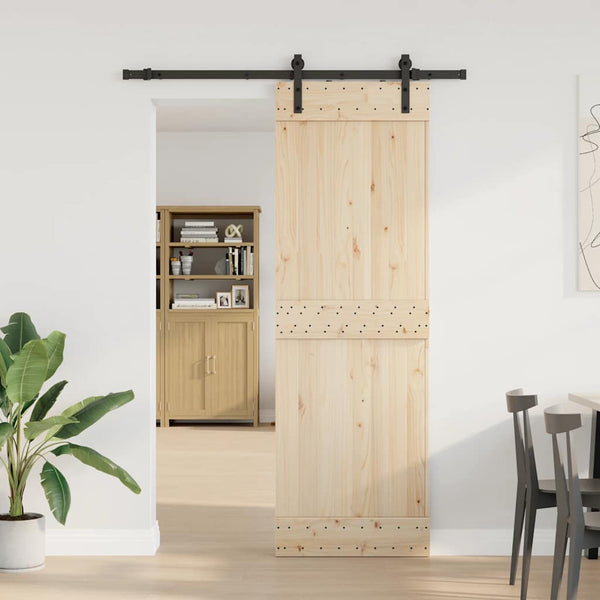 Musta liukuoven asennussarja teräs Exevie 152,5cm