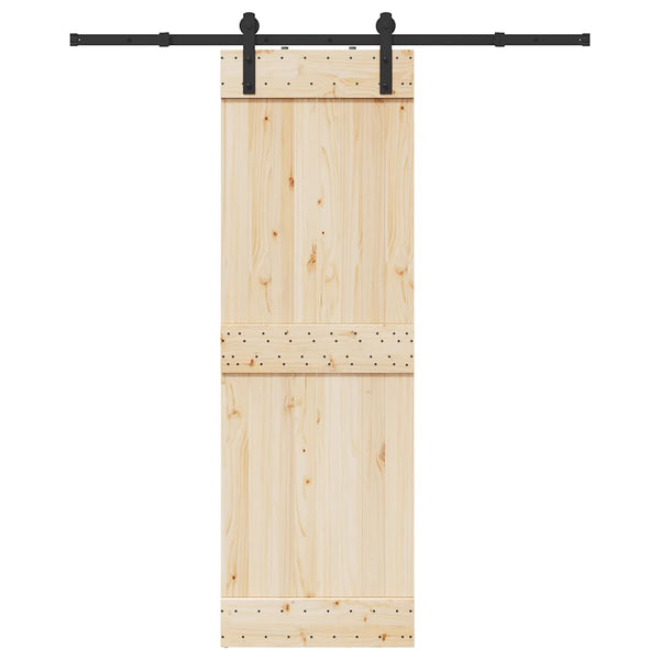 Musta liukuoven asennussarja teräs Doreta 183cm