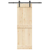 Musta liukuovi hardware kit Doreta 152cm (teräs)